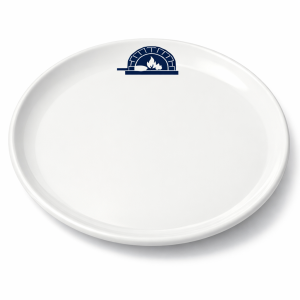 Plato de pizza personalizado PH P28 de 28 cm con logotipo ilustrativo