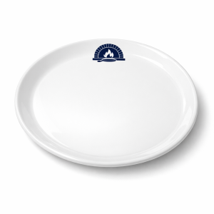 Plato de pizza personalizado PH P33 de 33 cm con logotipo ilustrativo