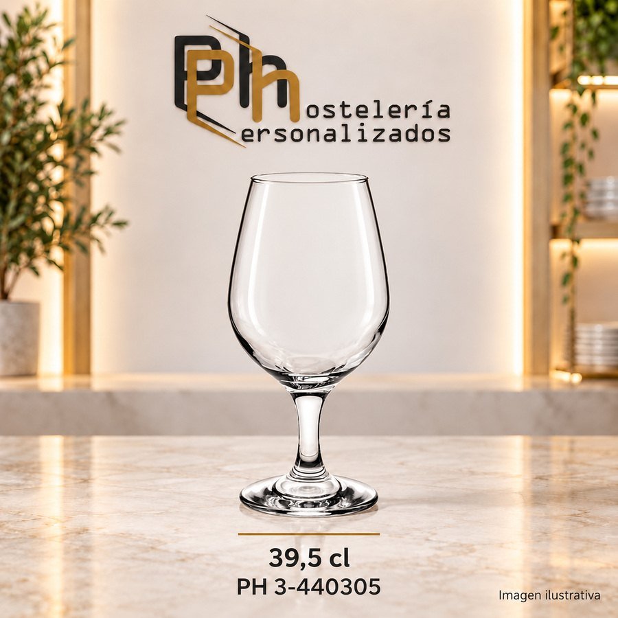 Copa de cerveza tipo balón personalizada PH 3-440305 de 39,5 cl, para grabar con logotipo