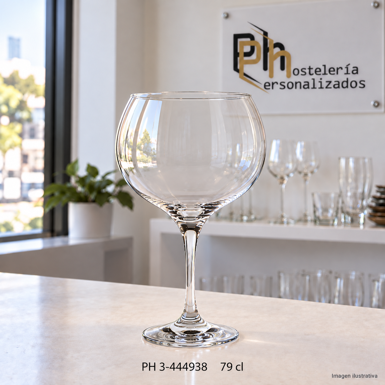 Copa de combinados tipo balón PH 3-444938 de 79 cl para personalizar, imagen ilustrativa